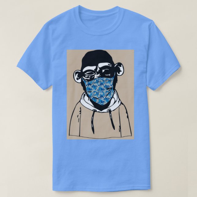 Affe NFT schwarz 1 T-Shirt (Design vorne)