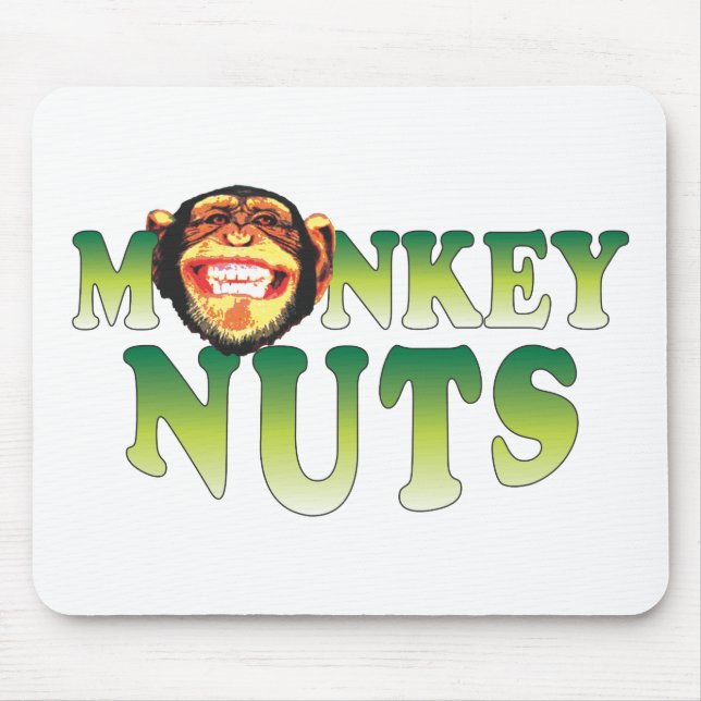 Affe-Nüsse Mousepad (Vorne)