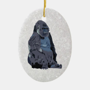 Affe oder Gorilla Keramikornament