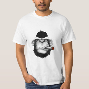Affe raucht T-Shirt