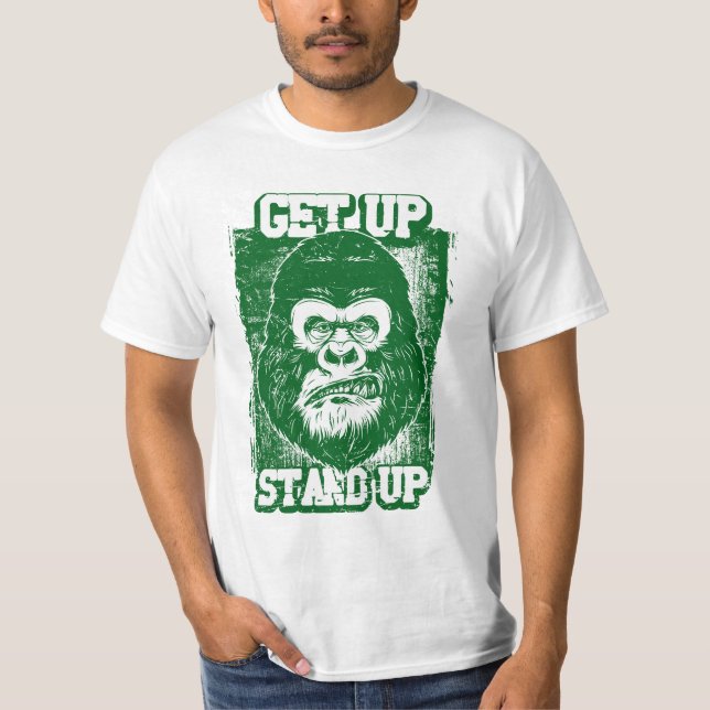 Affe raucht T - Shirt (Vorderseite)