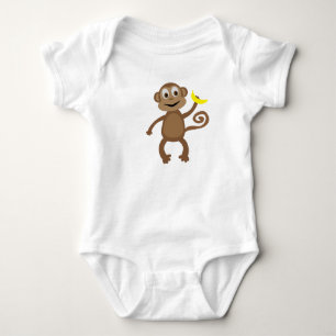 Affe - Regenwald-Baby Baby Strampler