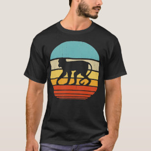 Affe Retro Sonnenuntergang Vintage 60er 70er für J T-Shirt