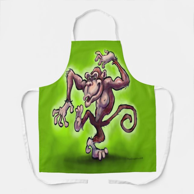 Affe Schürze (Vorderseite)