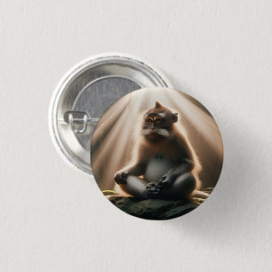 Affe sieht Knopf Button