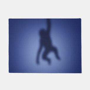 Affe Silhouette Fußmatte