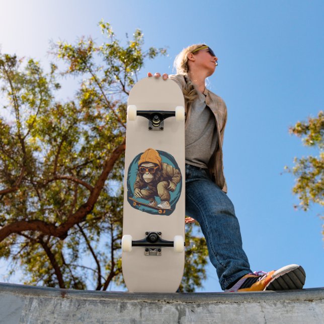 Affe Skateboard (Außenbereich 1)
