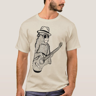 Affe spielt Gitarre T-Shirt