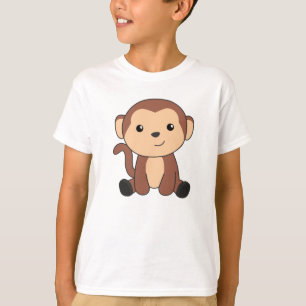 Affe süße Tiere im Dschungel Funny Monkeys T-Shirt
