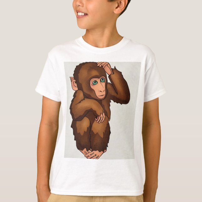 Affe T - Shirt (Vorderseite)