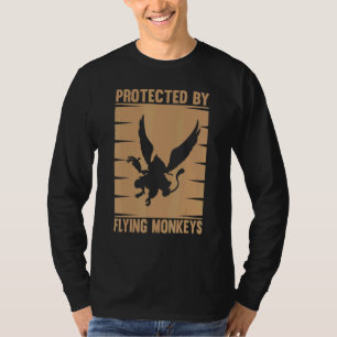 Affe T-Shirts für Männer Angrische Affen Fliegende