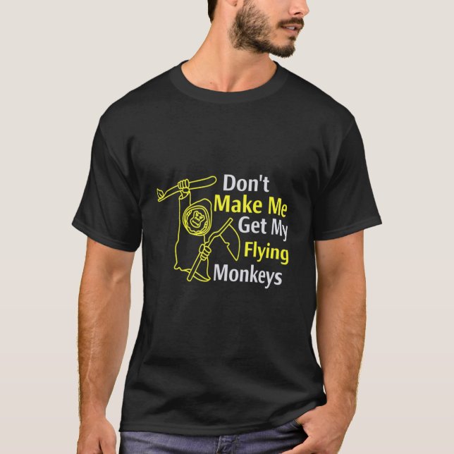 Affe T-Shirts für Männer, wütende Affen 3 (Vorderseite)