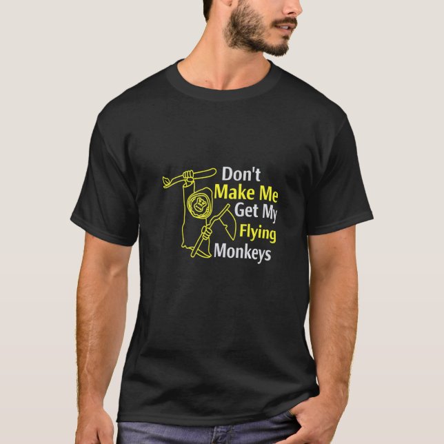 Affe T-Shirts für Männer: wütende Affen 6 (Vorderseite)