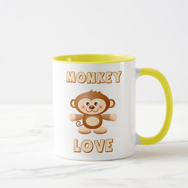 Affe-Umarmungen u. Liebe Tasse (Rechts)