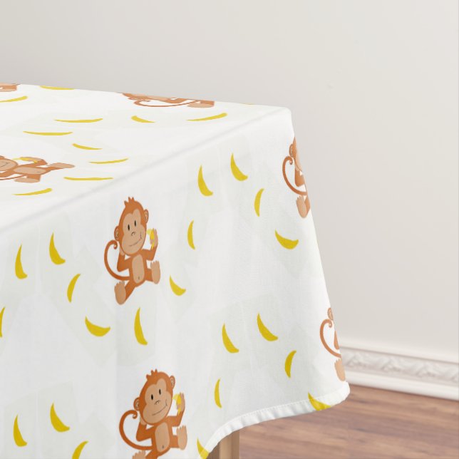Affe und Bananen Tischdecke (Beispiel)