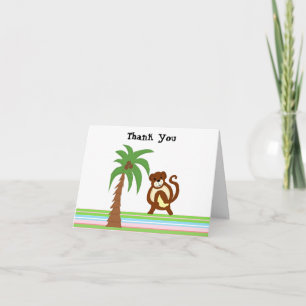Affe und Palme Danke