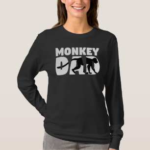 Affe Vater Affe für Männer Affe für Mädchen T-Shirt