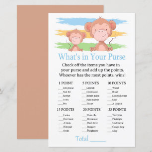 Affe Was ist in deinem Geldbörsenspiel?