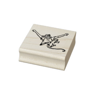 Affe-Zeit Monkeyboy Schwingen Gummistempel