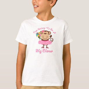 Affe-zukünftige große Schwester T-Shirt