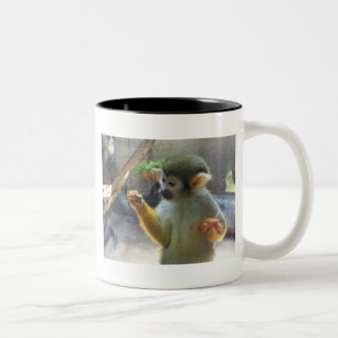 Affe Zweifarbige Tasse