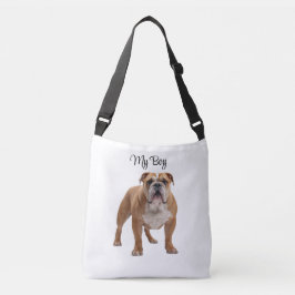 Affectionate Bulldog Personalized Tote Bag Tragetaschen Mit Langen Trägern