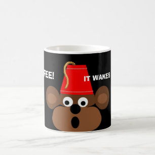 Affegesicht, KAFFEE! , WECKT ER MEINEN AFFEN OBEN! Tasse