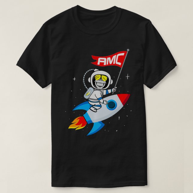 Affen auf den Mond $AMC Kurz Squeeze T-Shirt (Design vorne)