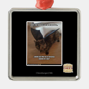 Affen auf Ferien Ornament Aus Metall