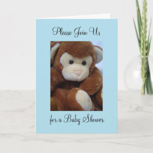 Affen-Baby-Shower-Einladung Einladung