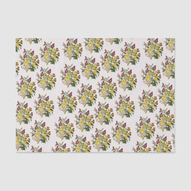 Affen-Blume Seidenpapier (Vorderseite)