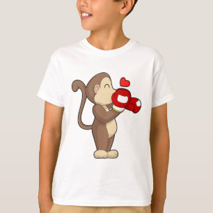 Affen Boxer Boxhandschuhe Boxen T-Shirt