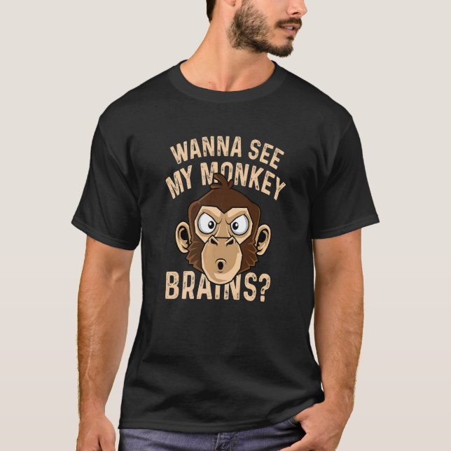 Affen Brain Worker T-Shirt (Vorderseite)