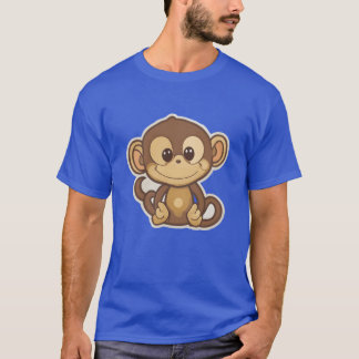 Affen Cartoon Tier retro T-Shirt