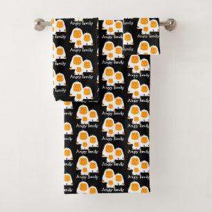 Affen der Angrasfamilie entwerfen T - Shirt Bath M Badhandtuch Set