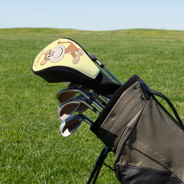 Affen-Design Golf Headcover (In SItu)