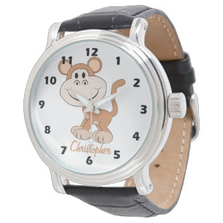 Affen-Design personalisiert Armbanduhr