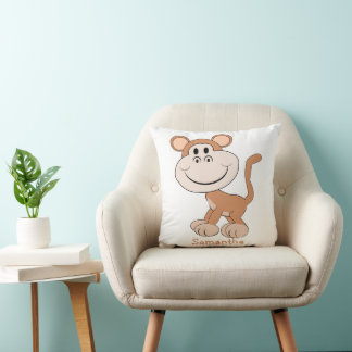 Affen-Design personalisiert Kissen