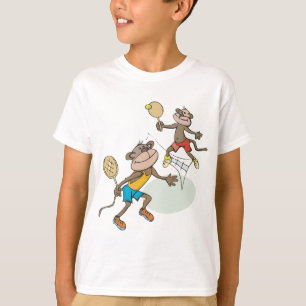 Affen, die Tennis spielen T-Shirt