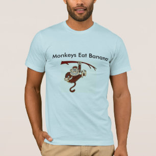 Affen essen Bananen T-Shirt