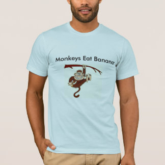 Affen essen Bananen T-Shirt