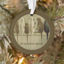 Affen - Geburtstag von der Gruppe Personalisiert Ornament