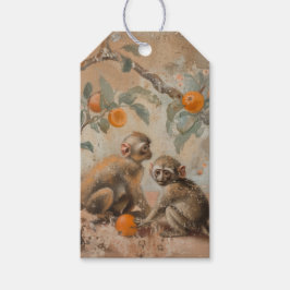 Affen - Gift-Tags Geschenkanhänger