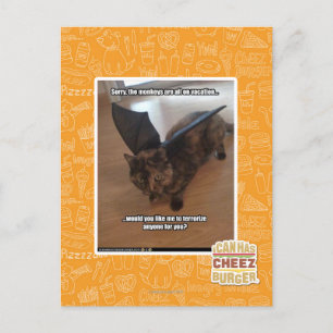 Affen im Urlaub Postkarte