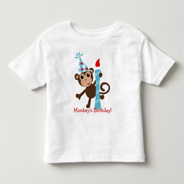 Affen Kleinkind T-shirt (Vorderseite)