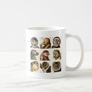 Affen-Kopf-COLLAGE - Tasse