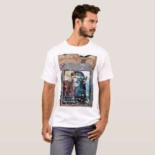 Affen-Männer Basic T-Shirt, Weiß T-Shirt