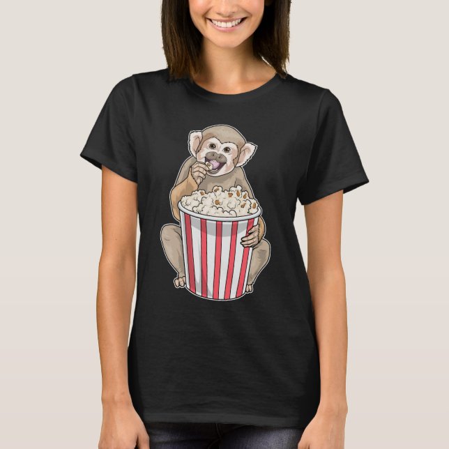 Affen-Popcorn T-Shirt (Vorderseite)