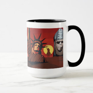 Affen regieren die Welt Tasse