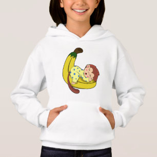 Affen schlafen in Pajamas Hoodie